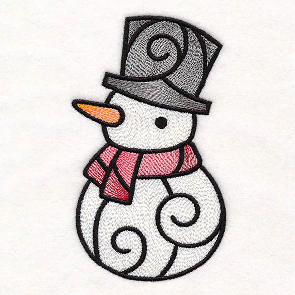 Stained Glass Christmas Accents - Snowman - Image 3