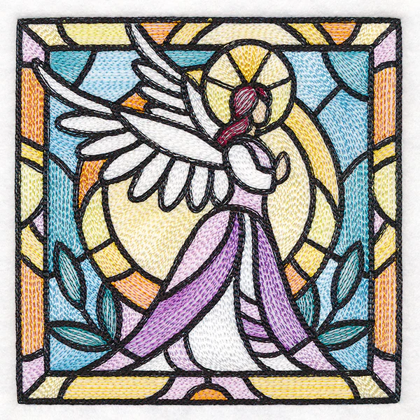 Stained Glass Christmas - Angel - Image 7