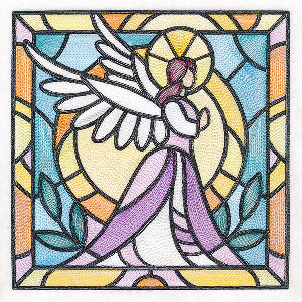 Stained Glass Christmas - Angel - Image 9
