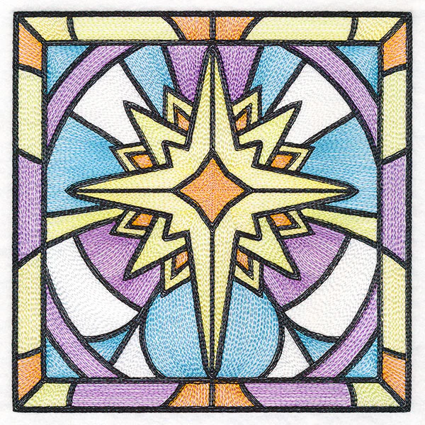 Stained Glass Christmas - Star of Bethlehem - Image 3