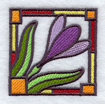 Stained Glass Crocus Corner - Image 2