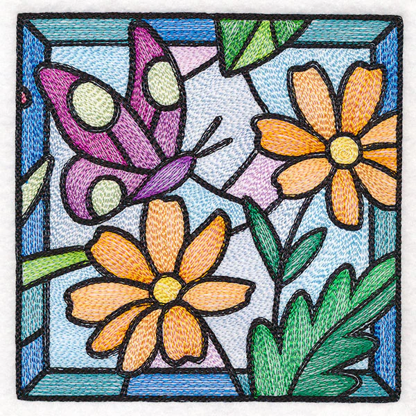 Stained Glass Garden - Asters - Image 10