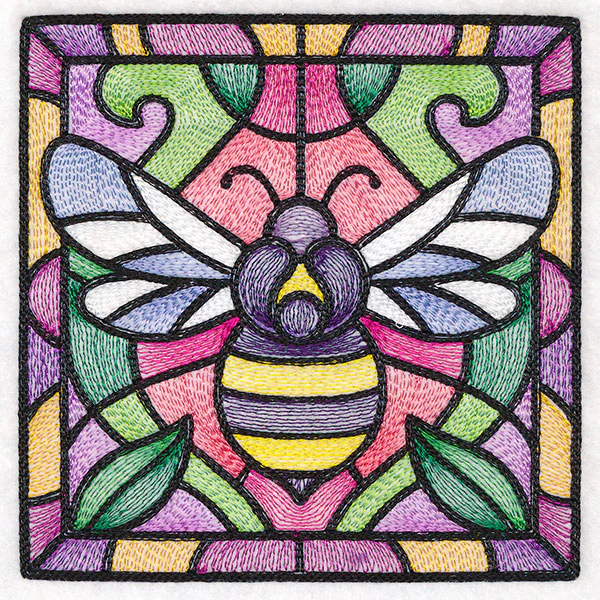 Stained Glass Garden - Bee - Image 10