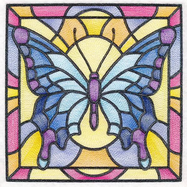 Stained Glass Garden - Butterfly 1 - Image 13