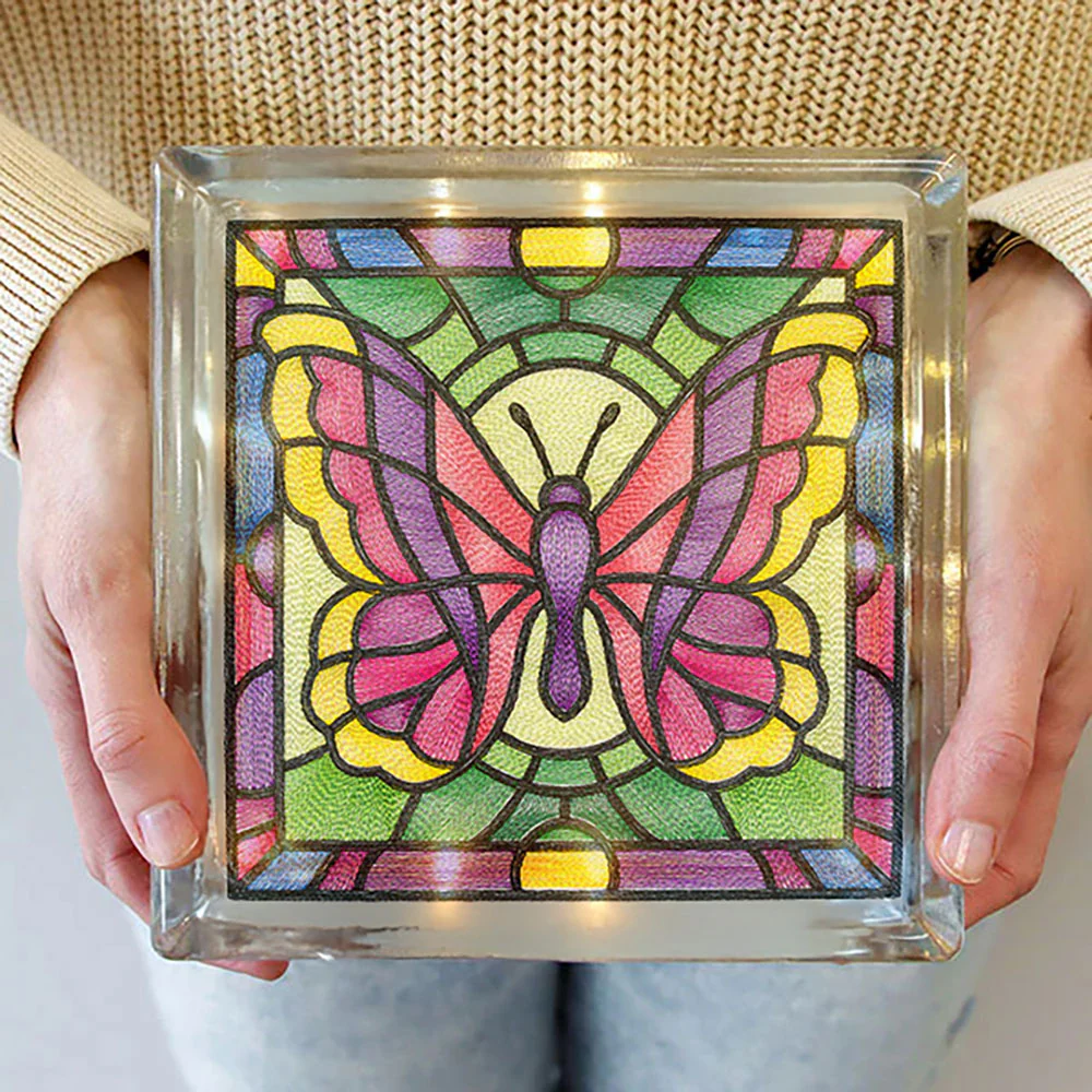 Stained Glass Garden - Butterfly 2