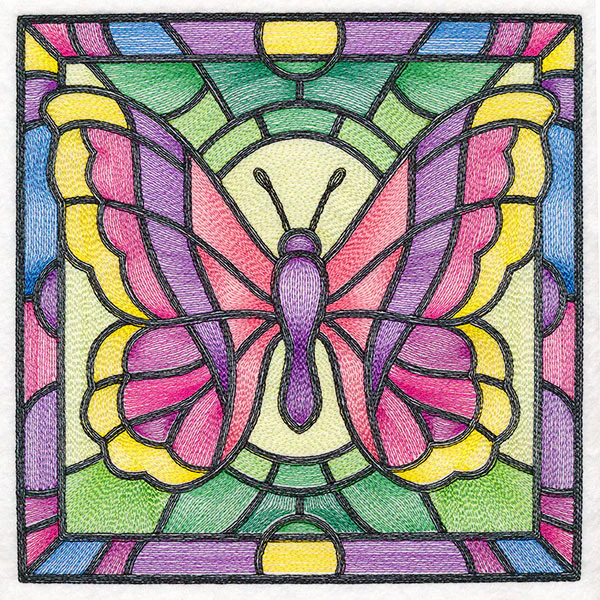 Stained Glass Garden - Butterfly 2 - Image 3