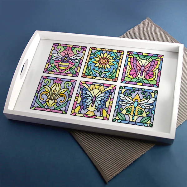 Stained Glass Garden - Dragonfly - Image 4