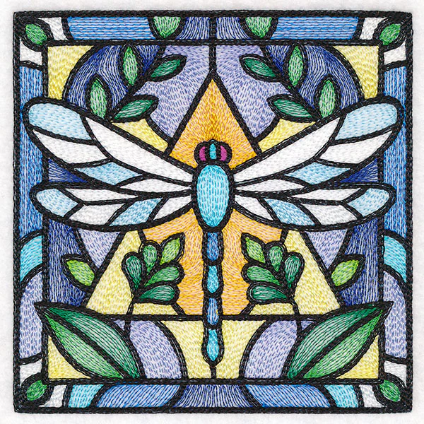 Stained Glass Garden - Dragonfly - Image 7
