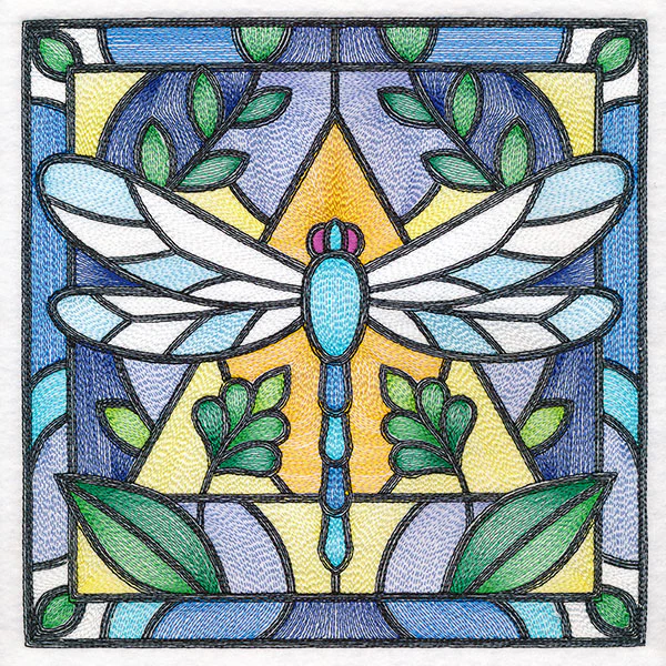 Stained Glass Garden - Dragonfly - Image 9