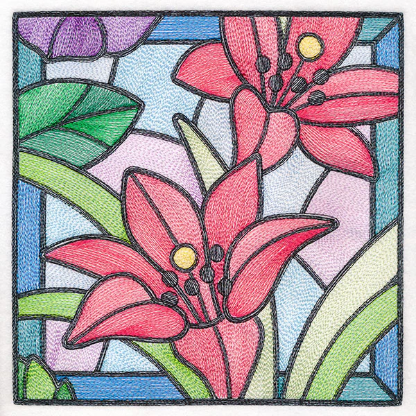 Stained Glass Garden - Lilies - Image 13