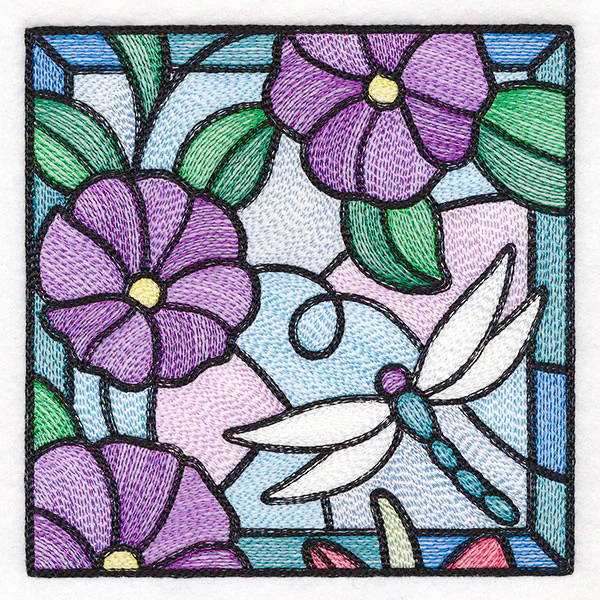 Stained Glass Garden - Petunias - Image 10