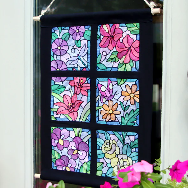 Stained Glass Garden - Petunias - Image 11