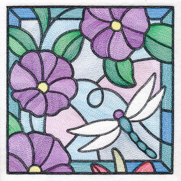 Stained Glass Garden - Petunias - Image 13
