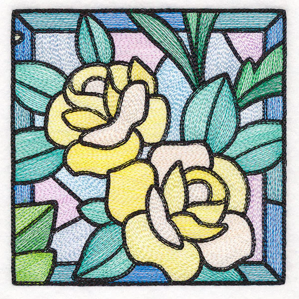 Stained Glass Garden - Roses - Image 10