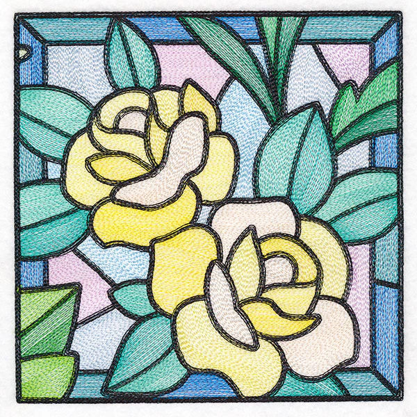 Stained Glass Garden - Roses - Image 4