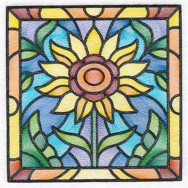 Stained Glass Garden - Sunflower - Image 4