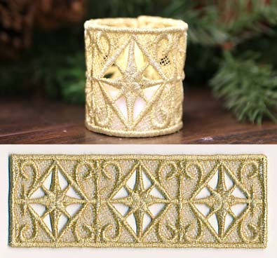 Star Candle Wrap (Lace) - Image 2