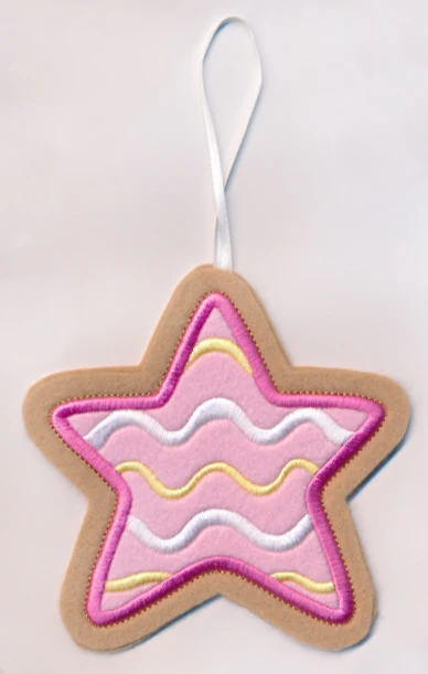 Star Cookie Ornament (In-the-Hoop) - Image 3