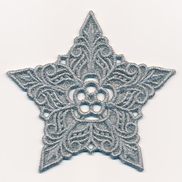 Star Gift Topper (Lace) - Image 2
