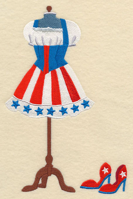 Star-Spangled Dress Form - Hers - Image 2