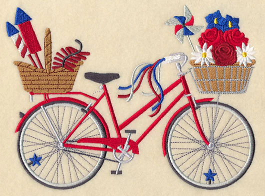 Stars and Stripes Bicycle - Image 2