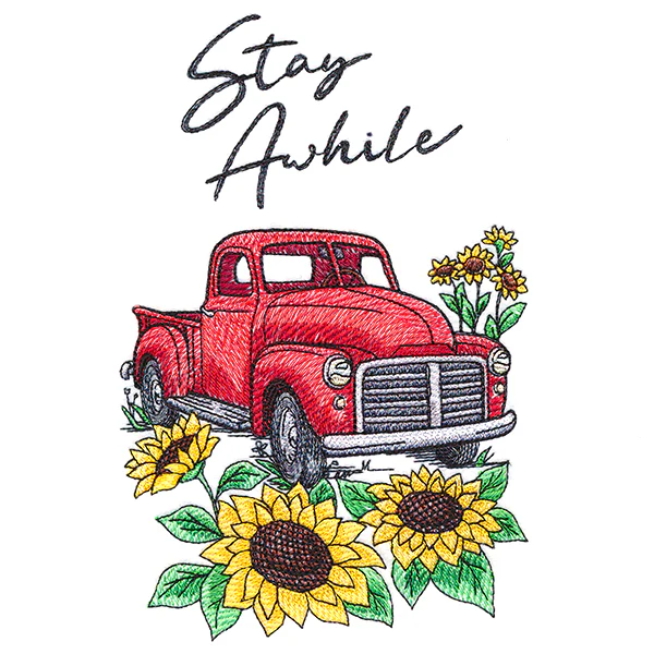 Stay Awhile Retro Truck - Image 4