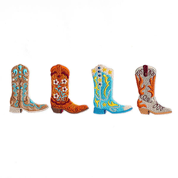 Stitch of the West Cowboy Boots Border - Image 5