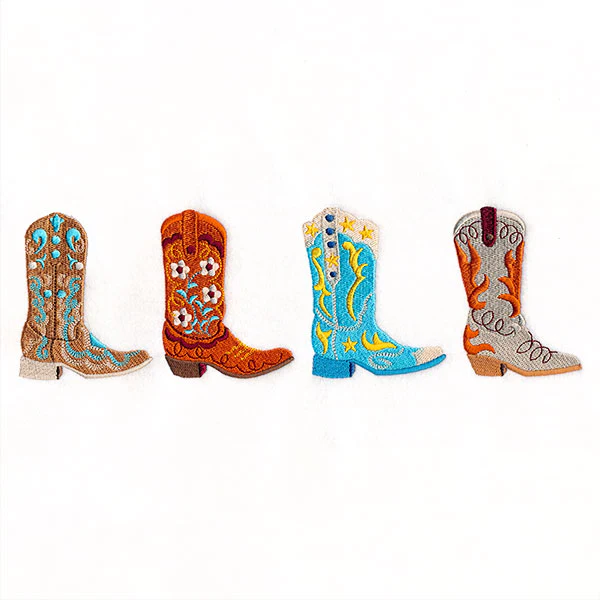 Stitch of the West Cowboy Boots Border - Image 9
