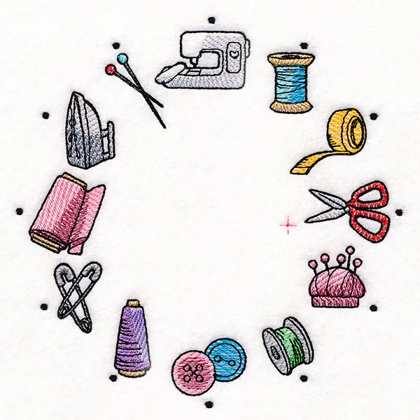 Stitch of Time Sewing Notions Clock - Split - Image 7