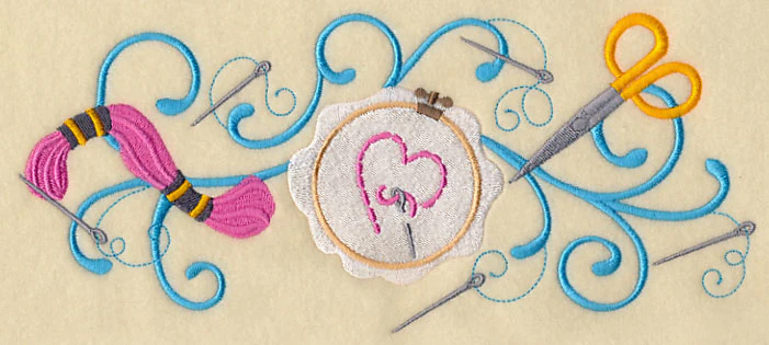 Stitching Love Border - Image 2