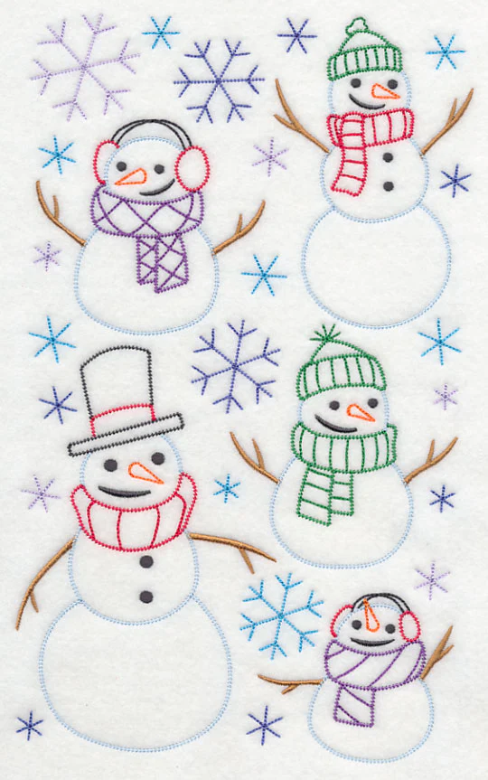 Storm of Snowmen (Vintage)