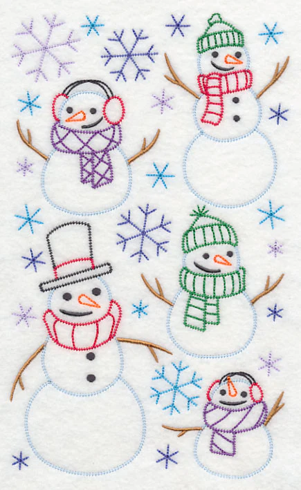 Storm of Snowmen (Vintage) - Image 2