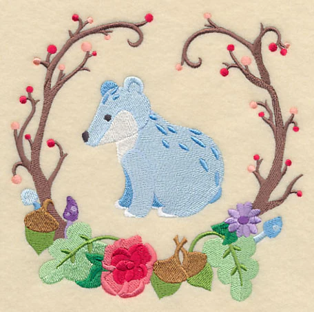 Storybook Bear Wreath - Image 3