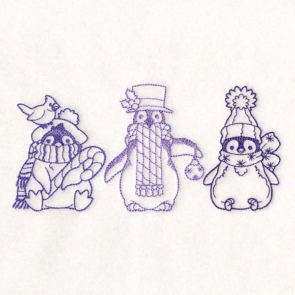 Storybook Christmas Characters - Penguins - Image 4
