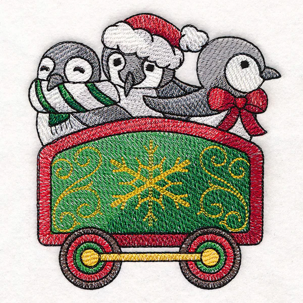 Storybook Christmas Train - Penguin Car