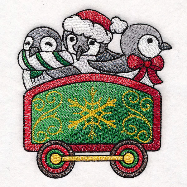 Storybook Christmas Train - Penguin Car - Image 3