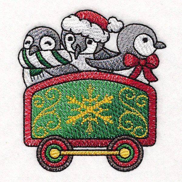 Storybook Christmas Train - Penguin Car - Image 5
