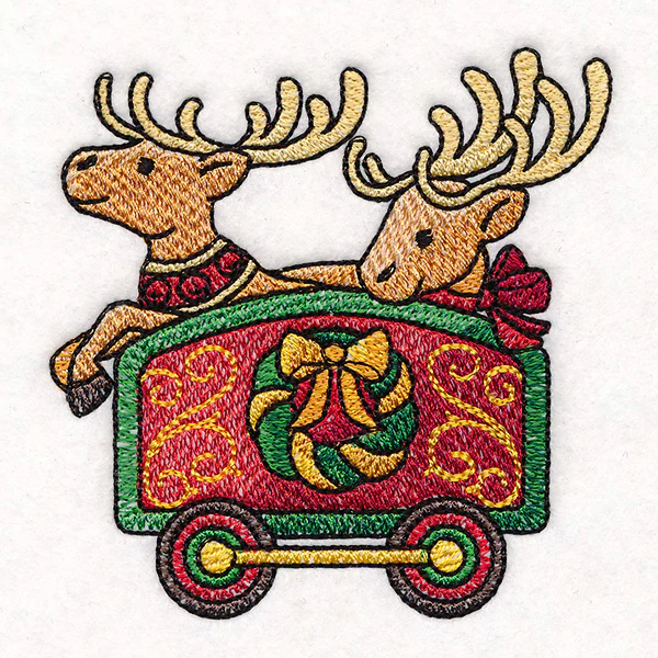 Storybook Christmas Train - Reindeer Car - Image 5