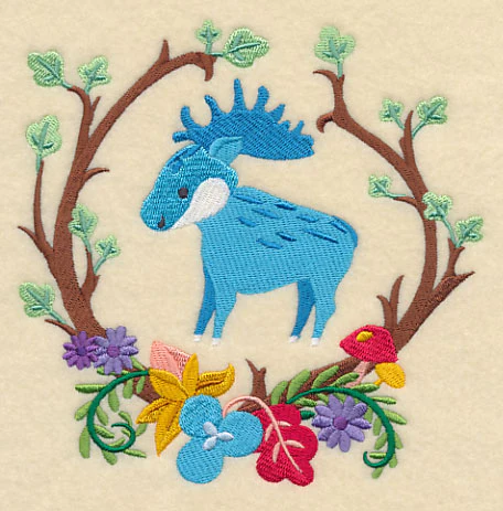 Storybook Moose Wreath - Image 3