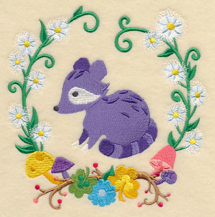 Storybook Raccoon Wreath - Image 3