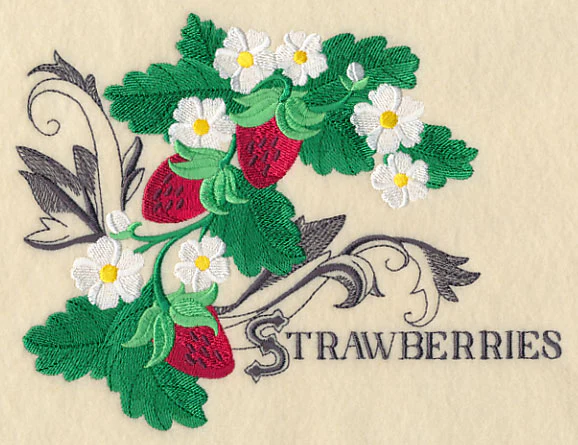 Strawberries and Baroque Flourish - Image 2