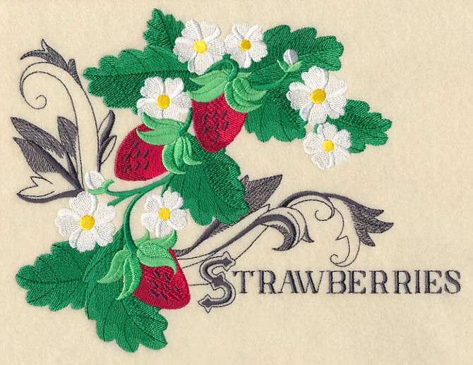 Strawberries and Baroque Flourish - Image 4