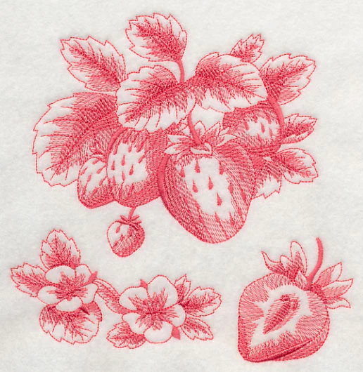 Strawberry Botanical (Toile) - Image 2