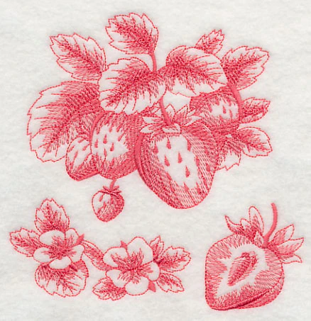 Strawberry Botanical (Toile) - Image 3