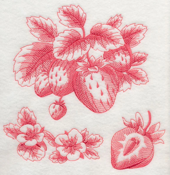 Strawberry Botanical (Toile) - Image 6
