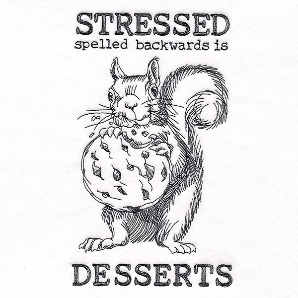 Stressed and Desserts Squirrel - Image 3