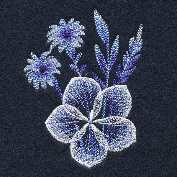 Stunning in Cyanotype Flowers Accent - Image 2