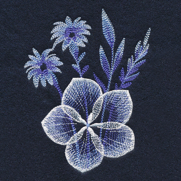 Stunning in Cyanotype Flowers Accent - Image 3