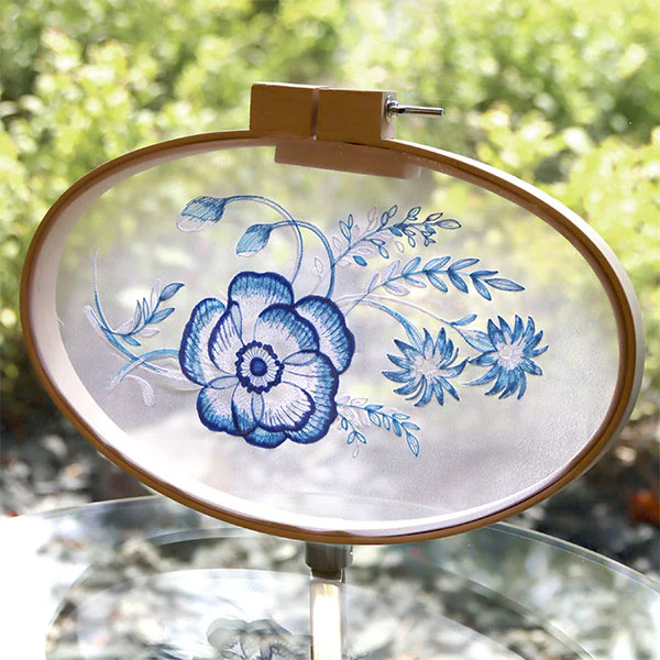 Stunning in Cyanotype Poppy Bouquet - Image 2