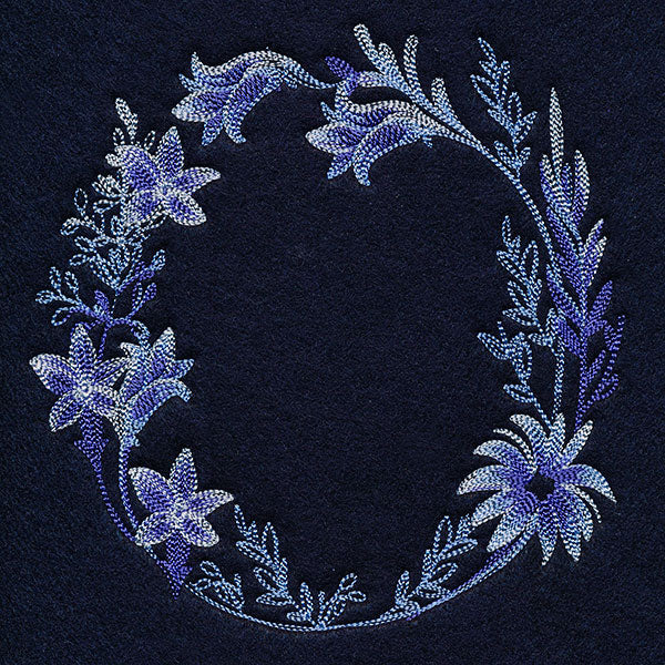 Stunning in Cyanotype Wreath - Image 2